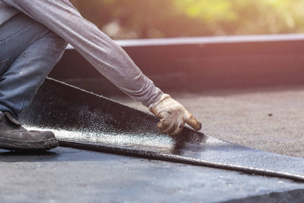 Professional Waterproofing technician working in Perkasie, PA